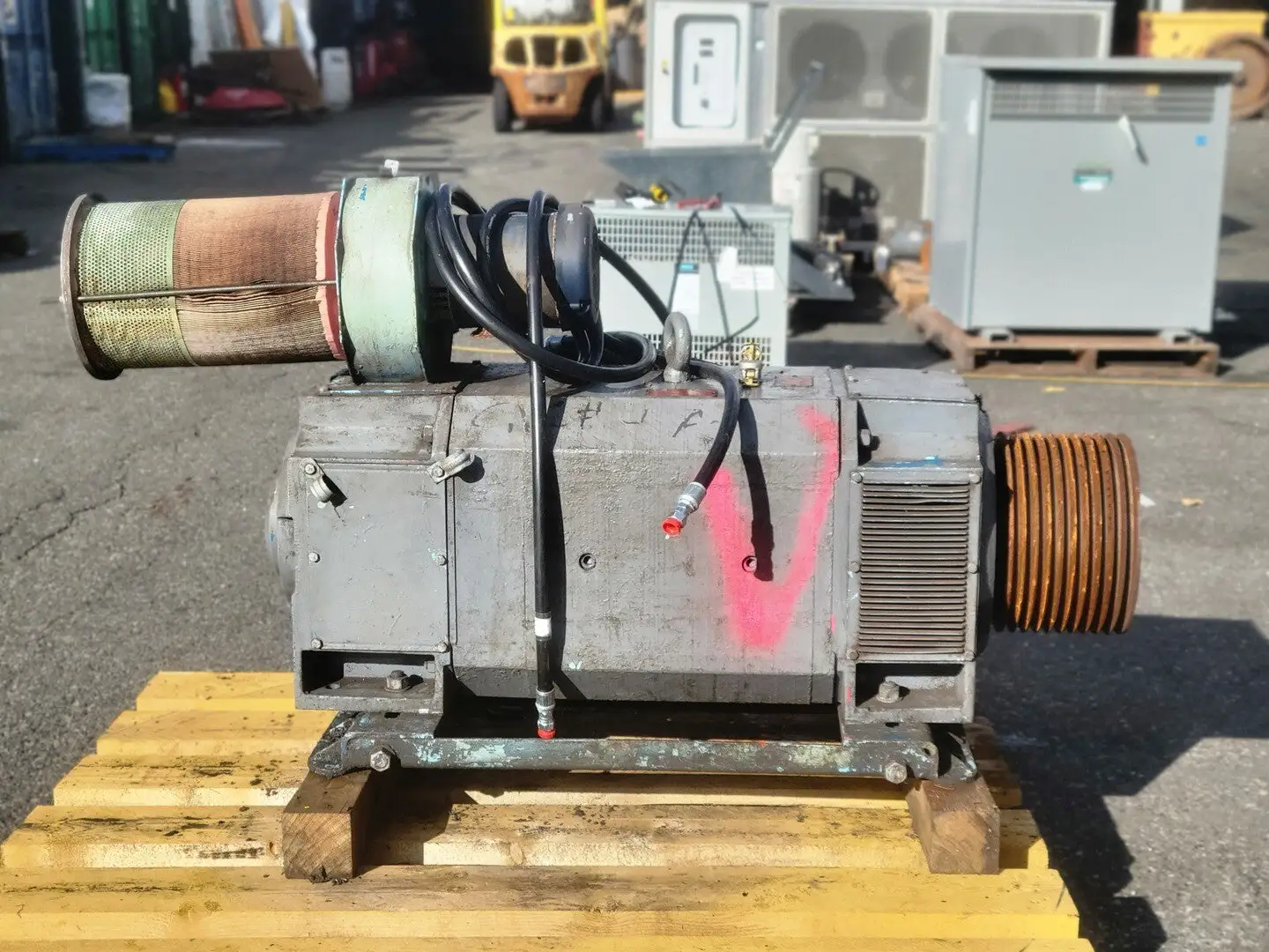 75 hp, 240 volts, 1850 rpm, ULC3612ATZ Electric Motor w/ 1.5 hp Fan