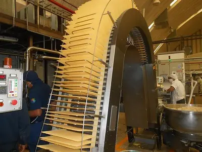 Haas 80 Plate Wafer Oven Complete Wafer Line