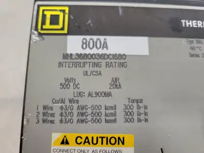 USED SQUARE D MHL3680036DCI680