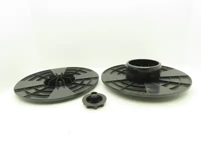 Transpak NA Strap/Band Roll Holder Spool 19.5" Hub Nut Slotted Side Has Crack