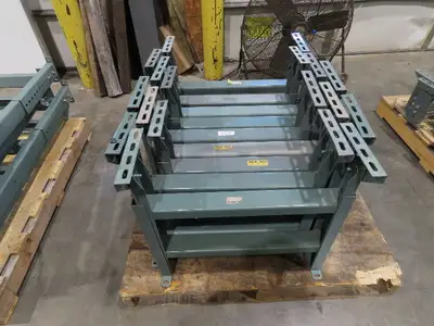 Hytrol MS-6 24"W Conveyor Leg Stationary Floor Support 23-5/8" to 35-5/8"H
