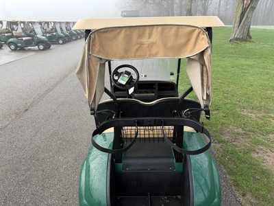 (1) 2019 E-Z-Go EFI golf cart with a Kawasaki gas engine, model 657061G01, includes canopy, fold-dow...