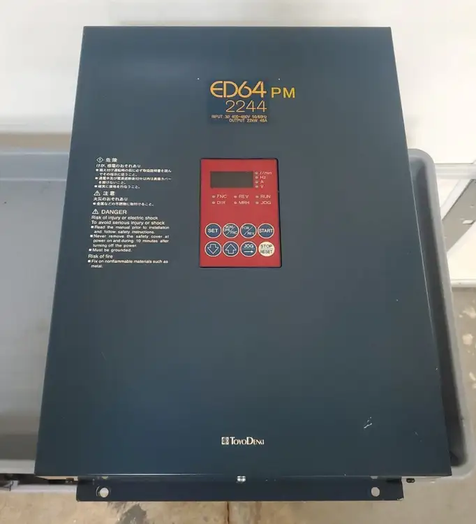 Used ToyoDenki ED64-2244SDS Variable Speed Drives | Palmetto Automation #1153657