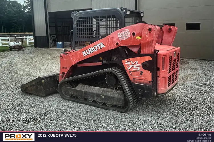 Used 2012 KUBOTA SVL75 Compact Track Loaders Ohio US | Proxy Equipment #1378351