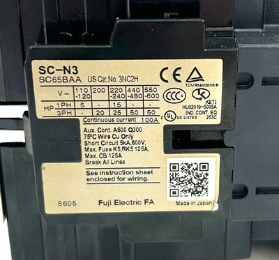 USED FUJI ELECTRIC SC-N3