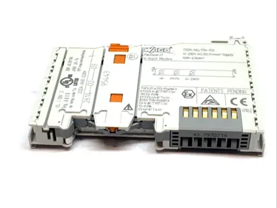 USED WAGO 0–230V AC/DC POWER SUPPLY MODULE 10A 750 SERIES I/O