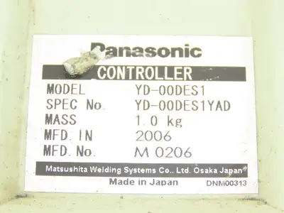 Panasonic YD-00DES1 Welding Controller Spec YD-00DES1YAD For Matsushita