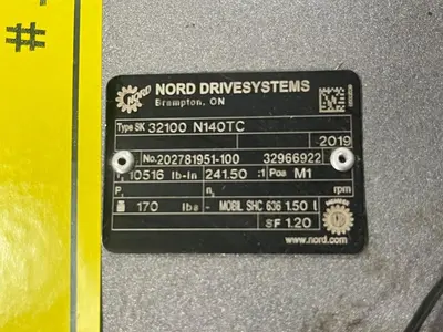Used NORD DRIVESYSTEMS SK 32100 N140TC Miscellaneous Printing & Paper Equipment Pennsylvania US | Global Equipment International, LLC #192218