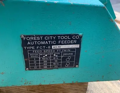 USED FOREST CITY TOOL CO 15710