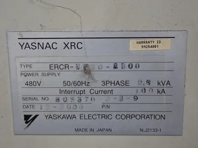 USED 2000 YASKAWA ELECTRIC CORPORATION YASNACXRCUP20
