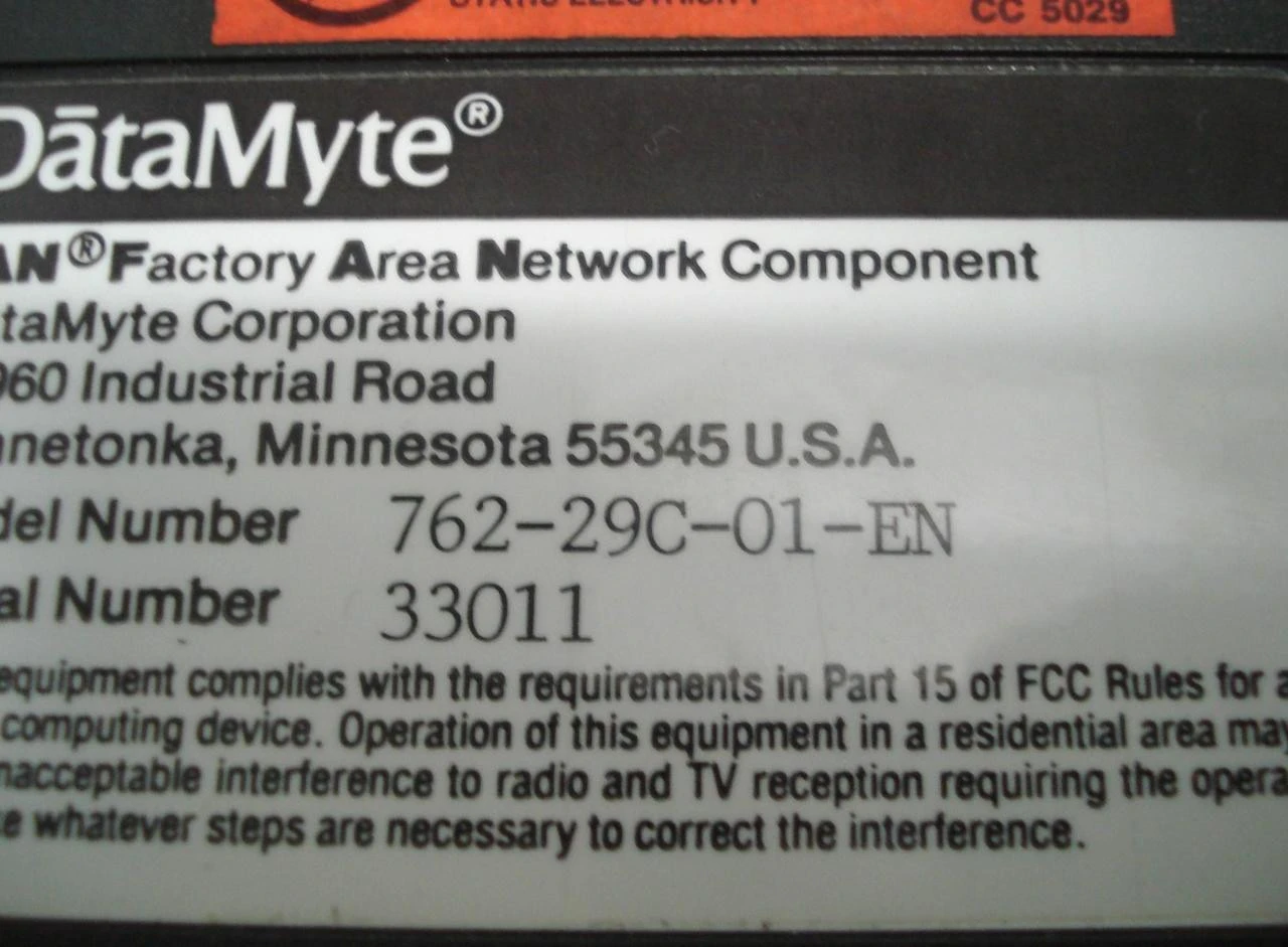 Used DATAMYTE _UNKNOWN_ Test Equipment - Other | OCO Industrial #1627707