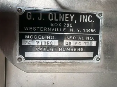 USED GJ OLNEY VC24 (VIBRO CLEANER 24″)