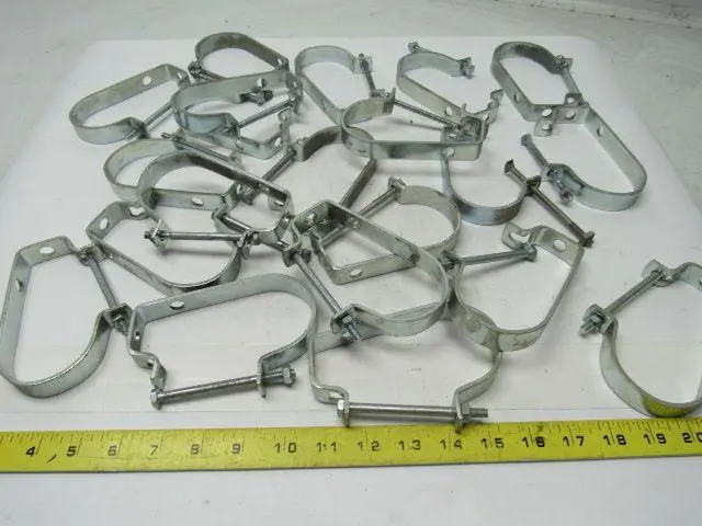 2" Steel Conduit Hanger J - Type 3/8" Rod Lot of 21