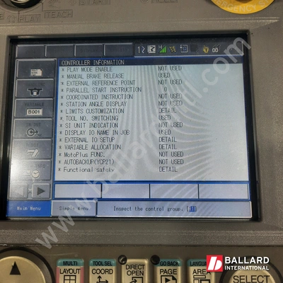 YASKAWA Motoman MH180 Robot System w/ DX200 Controller