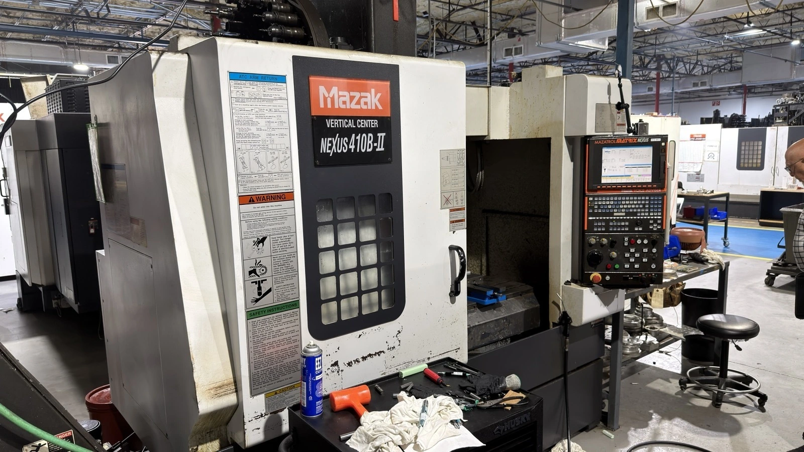 Used 2007 MAZAK VERTICAL CENTER NEXUS 410B-II Vertical Machining Centers Ohio US | Toolquip, Inc. #1301817