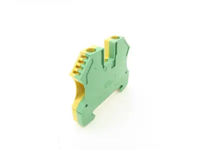 Allen Bradley 1492JG6 6mm² Grounding Terminal Block Green/Yellow Lot of 34