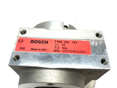 New | in-Stock Bosch Rexroth Right Angle Slip-On Gear Unit i=12, 7.3Nm Gearboxes Michigan US | Maverick Industrial Sales #1391358