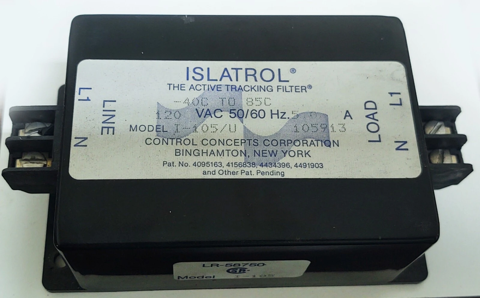 USED Control Concepts Corp. LR-58750