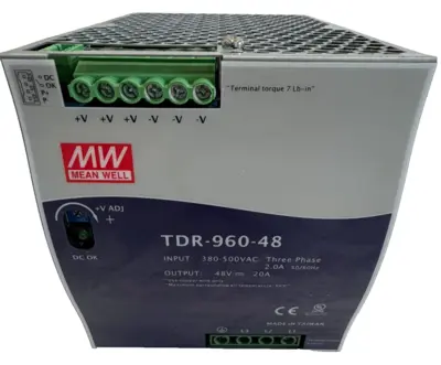NEW MEAN WELL TDR-960-48 POWER SUPPLY TDR96048