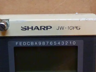 USED SHARP JW-10PG