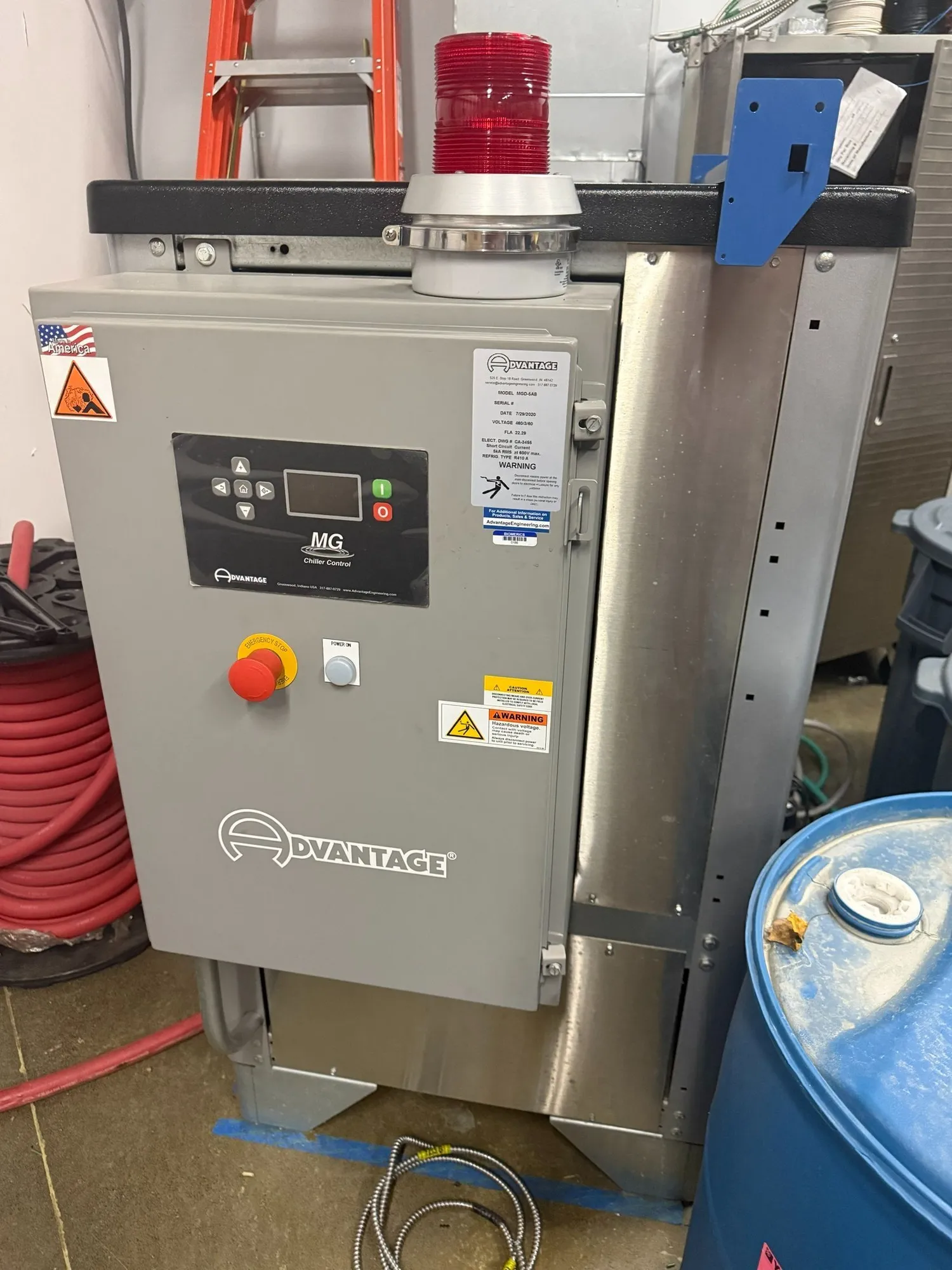 Used 2020 ADVANTAGE ENGINEERING MGD-5A Chillers Illinois US | Advanced Capital Equipment #1519156