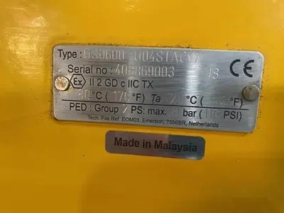 Used EMERSON EMERSON ACTUATOR WITH BALL VALVE Valves/Fittings Pennsylvania US | Global Equipment International, LLC #185888