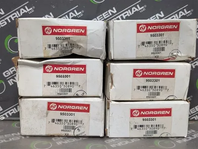 Lot of 6 Norgren 9503301 Solenoid Valve Bodies New NIB