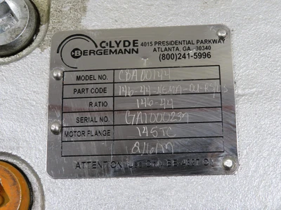 Used CLYDE BERGEMANN _UNKNOWN_ Speed Reducers | OCO Industrial #1589027