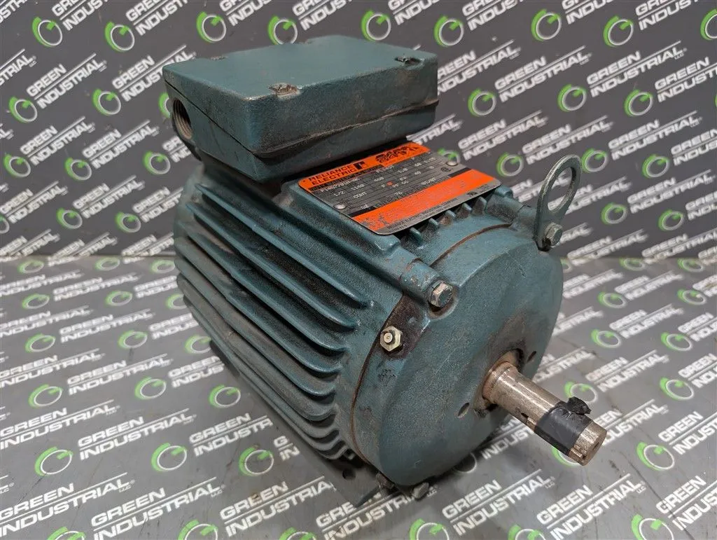 1/2 HP Reliance Electric P14G7701N-GJ Electric Motor 460V 1140 RPM Used