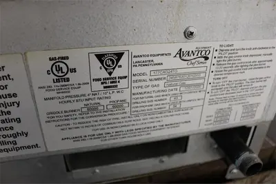 Used AVANTCO CAG Gas Cooking Equipment British Columbia CA | Surrey Food Equipment #1310245