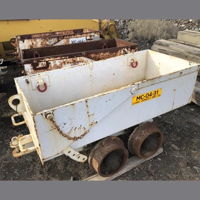 0.5yd³ End Dump Mine Cars