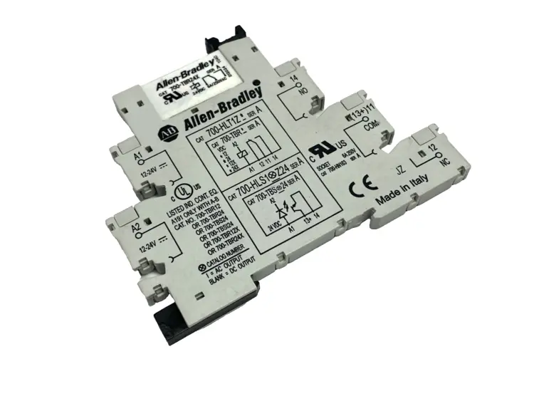 Used ALLEN-BRADLEY SER. A TERMINAL BLOCK RELAY W/ 700-TBR24X SER. A RELAY Terminal Blocks | Maverick Industrial Sales #1100858