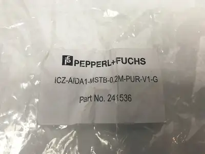 USED PEPPERL+FUCHS / PHOENIX CONNECTION CABLE MSTB TO M12 CONNECTOR