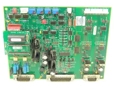 Oldham France SA X1060-6L33343-2 Printed Circuit Board PCB Control Rev J