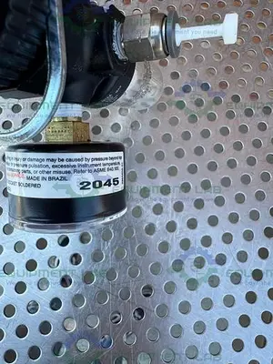 USED IMI NORGREN B07-101-M1AA FILTER REGULATOR 150 PSIG W/ ASHCROFT GUAGE