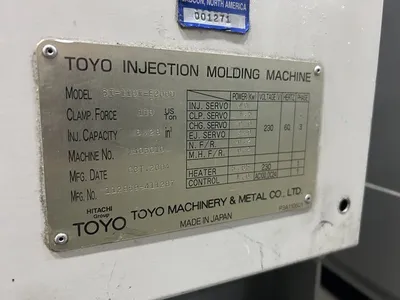 2004 TOYO SI-110III-E200U ELECTRIC Injection Molding Horizontal/Vertical | Machinery Network (2)