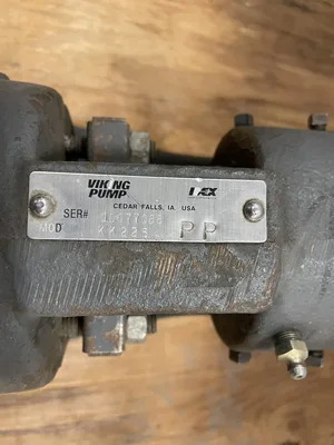 Viking KK225 Cast Iron Rotary Gear Pump 80GPM 150PSIG 640RPM 3”