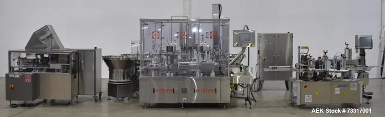 Used CAPMATIC 4A/X-PP-22 Liquid & Paste Complete Packaging Lines Illinois US | Aaron Equipment #87118