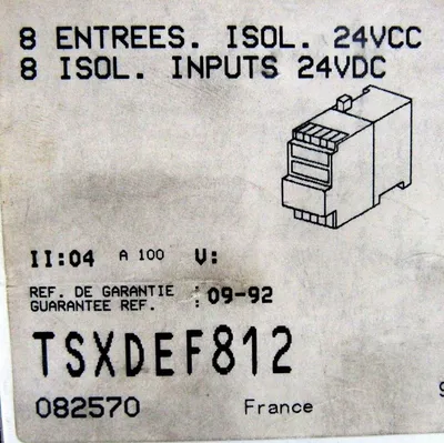 NEW TELEMECANIQUE TSXDEF812 INPUT MODULE 24 VDC