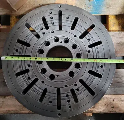 FACE PLATE FOR LATHE, 19-5/8" DIAMETER, A2-8 MOUNT