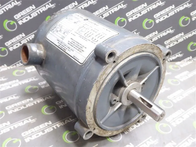 1/6 HP General Electric 5K39EN54B AC Motor 230/460V 3Ph 1725RPM 60Hz 1.15SF Used