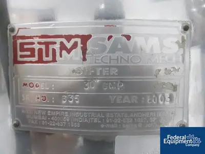 USED STM SAMS Techno Mech 30" STM Sieve, S/S