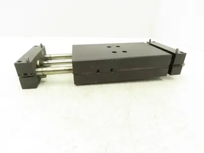 De-Sta-Co DLB-12M-L-C-50 Pneumatic Linear Base Slide/Guide Cylinder 50mm Slide