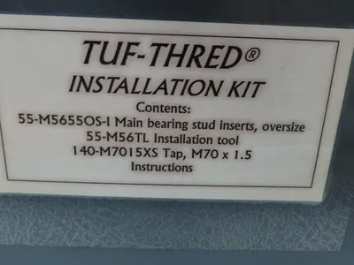Tuf-thred M56-5.5 Thread Repair Kit Tap Bit M70-1.5 Inserts