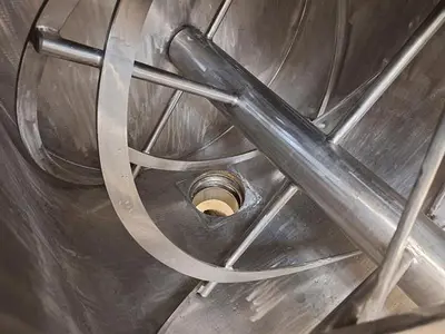50 cuft Stainless Steel Double Ribbon Blender