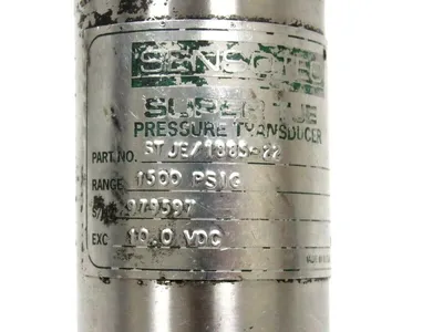 USED SENSOTEC STJE/1885-22 PRESSURE TRANSDUCER 1500PSI STJE188522