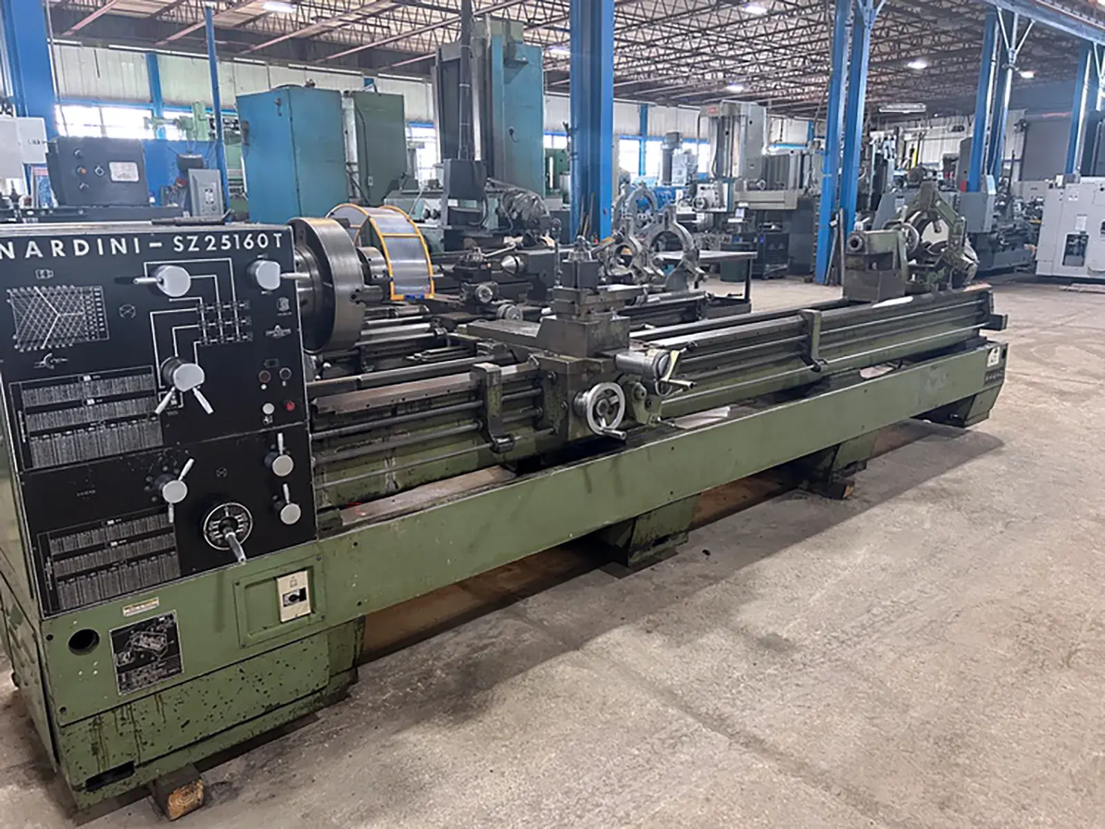 Used NARDINI SZ25160T Gap Lathes Kentucky US | Machinery Central #1341350