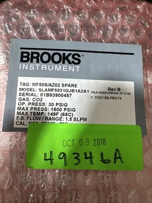 NEW Brooks Instrument SLAMF5031GJB1A2A1