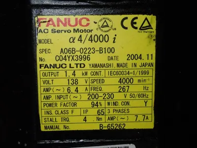 USED 2004 FANUC A06B0223B100