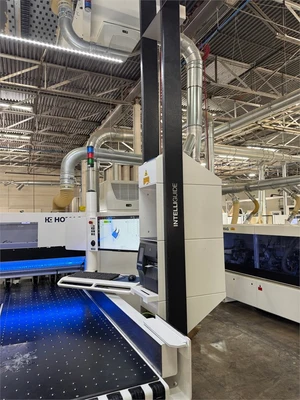 Used 2021 HOMAG "SAWTEQ B-400 PROFILINE" Single-Line Beam Saws Texas US | MachineryMax #1488388